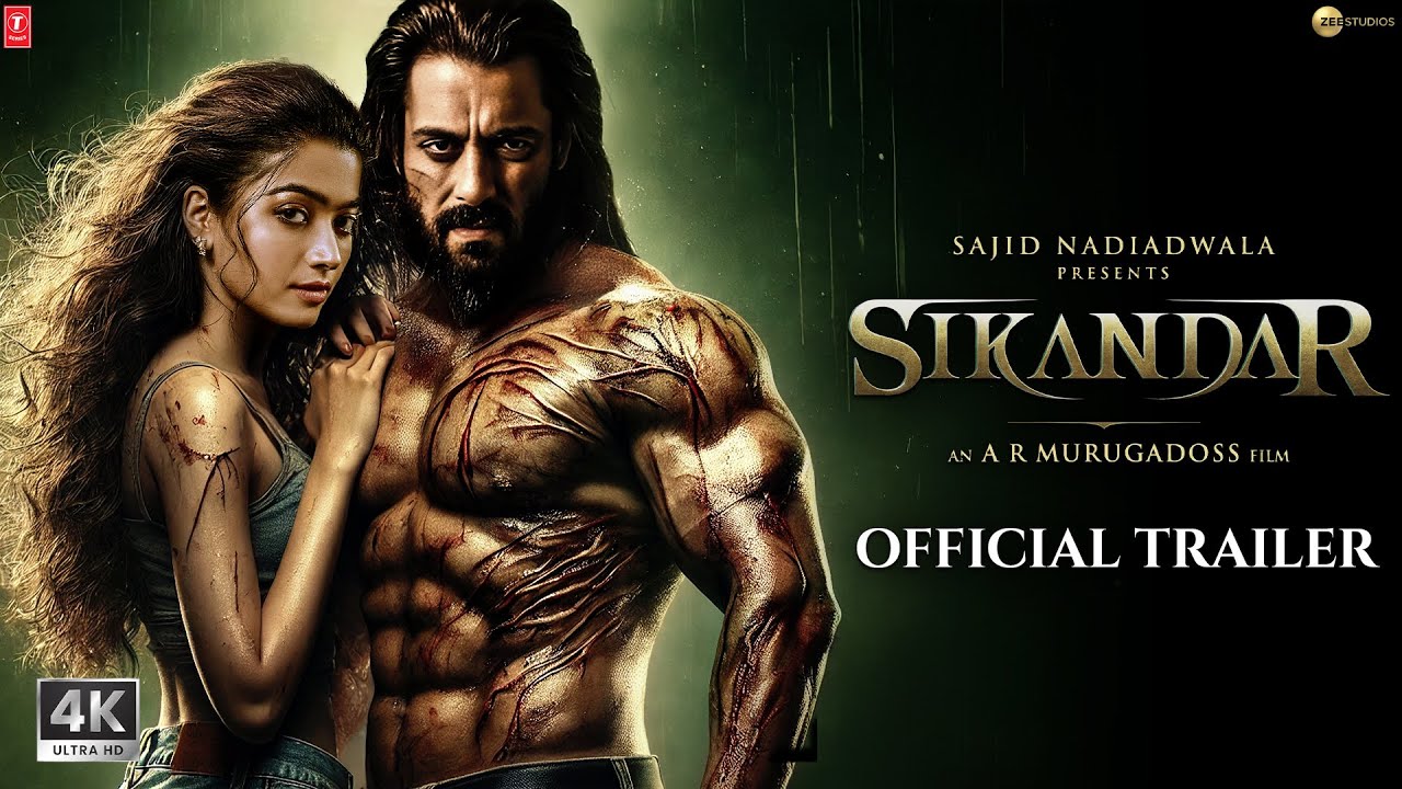 SIKANDAR: Official Trailer | Salman Khan | Rashmika | Sajid Nadiadwala | A.R. Murugadoss | EID 2025