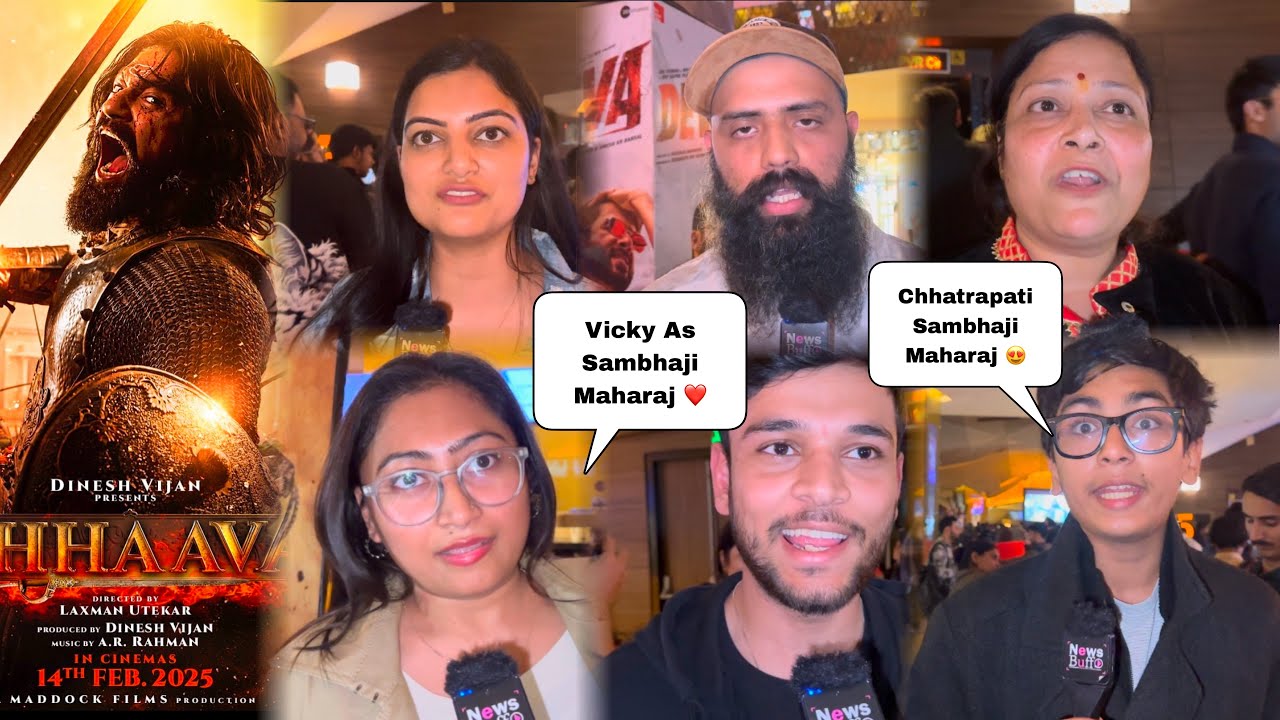 Chhaava Public Review || Chhaava Movie Review & Reaction || Vicky Kaushal || Rashmika Mandanna