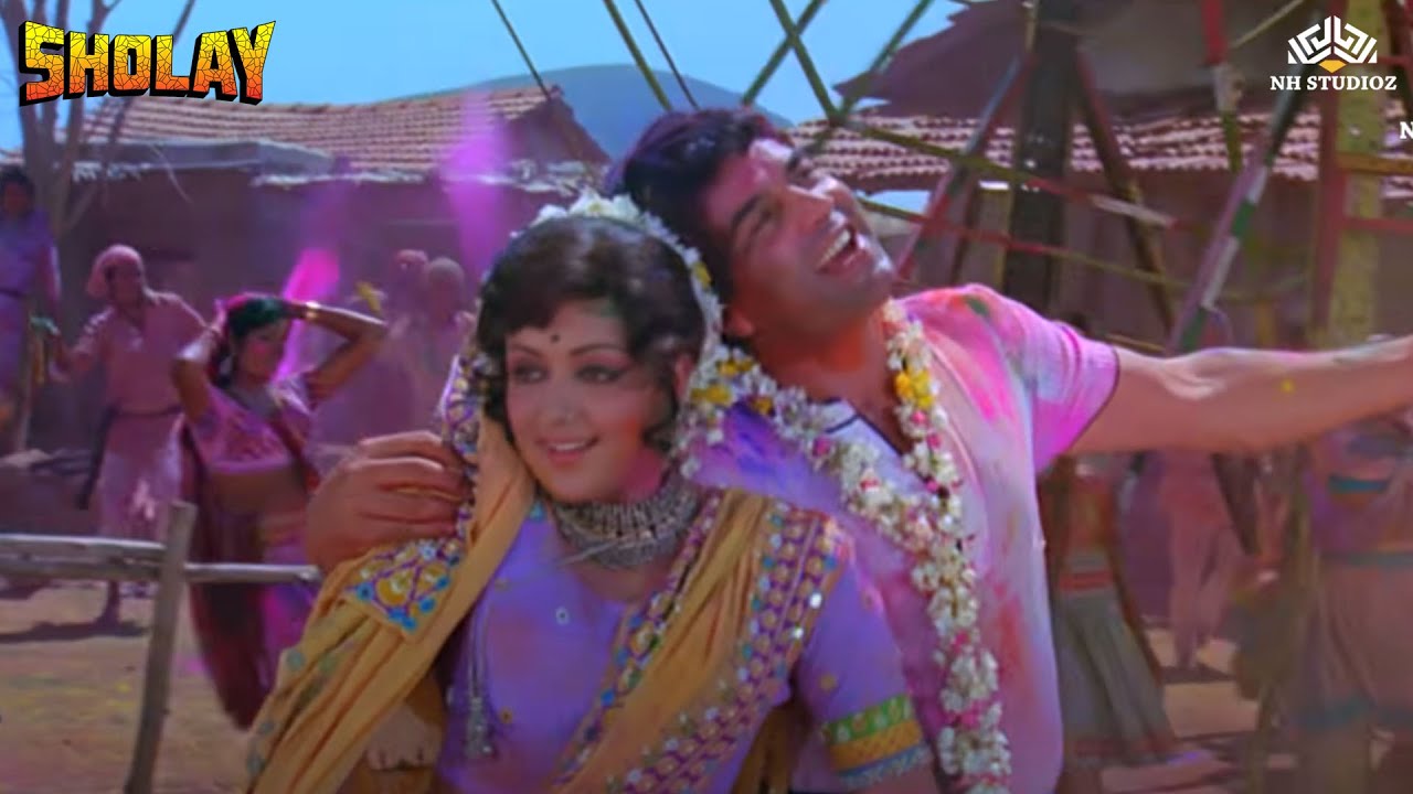 Holi Songs Bollywood | Holi Ke Din Dil Khil Jate Hain | Hema Malini | Dharmendra | #HoliSong