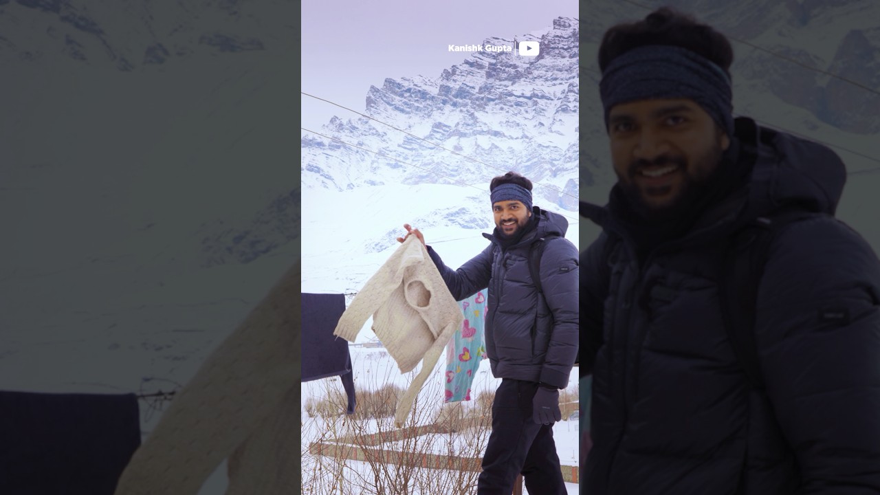 Everything Freezes Here in India’s Coldest Village ❄️🇮🇳