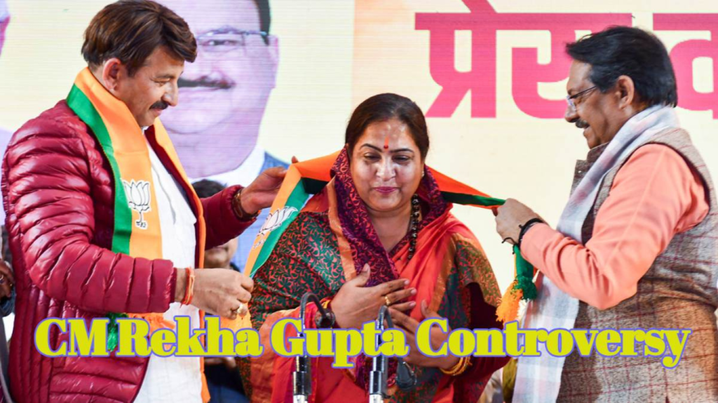 CM Rekha Gupta Controversy