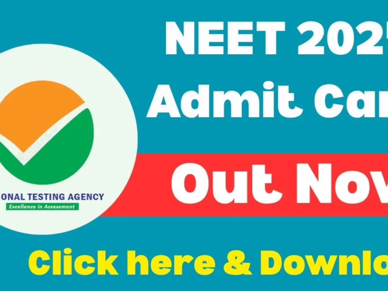 NEET admit card