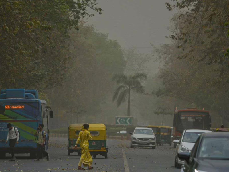 Delhi weather update: Heavy rain and storm