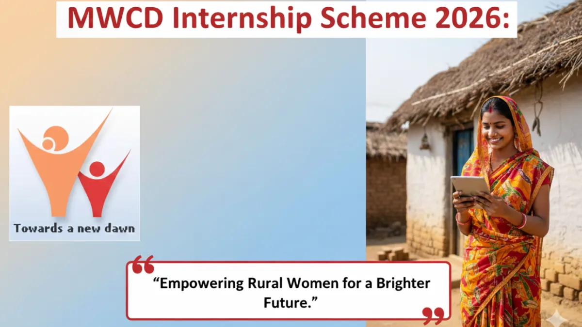 MWCD Internship Scheme 2026