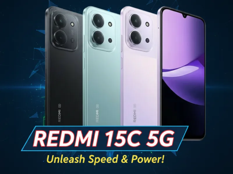 Redmi 15C 5G Smartphone: राइवल्स की खटिया खड़ी करने आ गया है रेडमी का ये स्मार्टफोन