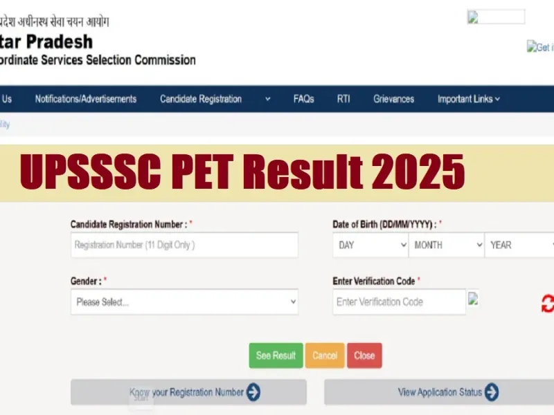 UPSSSC PET Result 2025: Direct लिंक यह करें रिजल्ट चेक