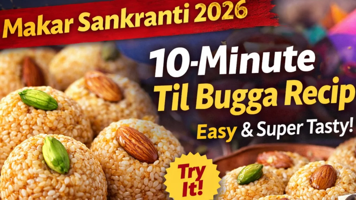 Makar Sankranti Special This Sesame Sweet Gets Ready in Just 10 Minutes – Must-Try Recipe