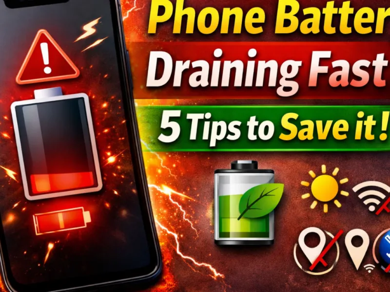 Smartphone battery draining fast: कुछ घंटों में खत्म हो जाती है स्मार्टफोन की बैटरी? ये 5 ट्रिक्स आपके काम आ सकती हैं