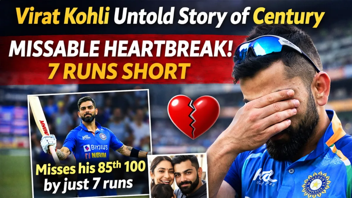 Virat Kohli Untold Story of the Century 7 Runs That Broke Millions of Hearts