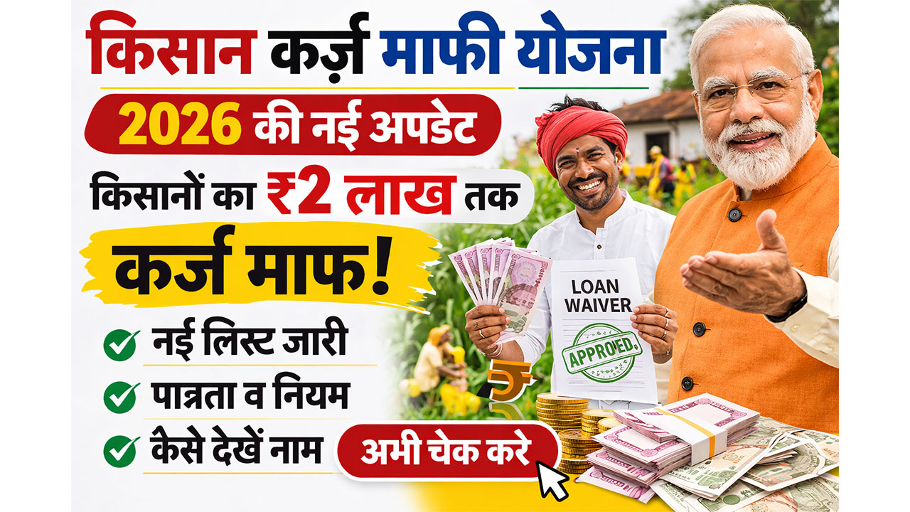 Kisan Karj Mafi Yojana 2026: किसानों का ₹2 लाख तक कर्ज माफ? नई लिस्ट, पात्रता और ताजा अपडेट